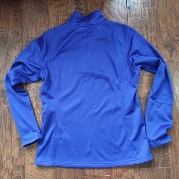 The North Face Royal Blue Glacier 1/4 Zip Fleece Pullover L - Picture 2 of 8